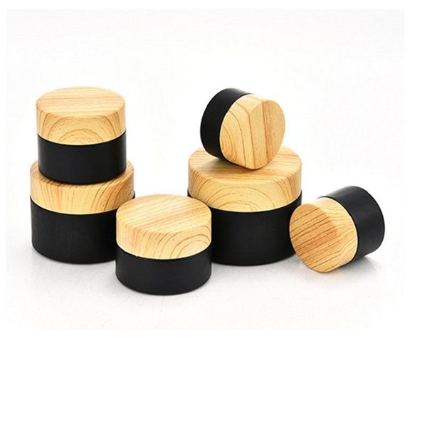 storage bottles & jars empty 5g~50g glass cream jar matte black wooden pattern lid skin care refillable cosmetic face lotion container 15pcs
storage bottles & jars empty 5g~50g glass cream jar matte black wooden pattern lid skin care refillable cosmetic face lotion container 15pcs