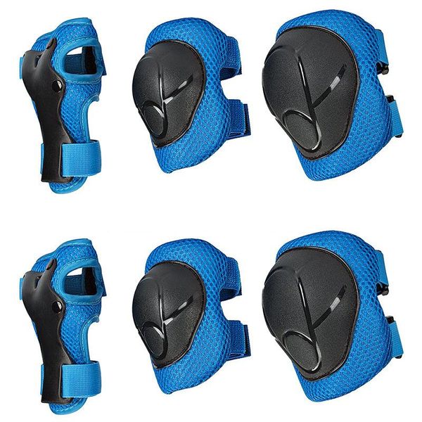 6pcs/set kids protective gear knee pads elbow wrist guard set for full rollerblading skateboard rw, Black;gray
6pcs/set kids protective gear knee pads elbow wrist guard set for full rollerblading skateboard rw, Black;gray