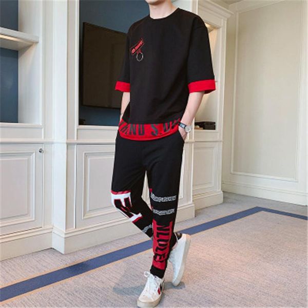 mens hip-hop casual tracksuits summer fashion trend short sleeve trousers suits designer male thin loose sports t-shirt two piece sets, Gray
mens hip-hop casual tracksuits summer fashion trend short sleeve trousers suits designer male thin loose sports t-shirt two piece sets, Gray