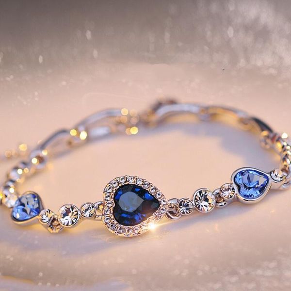 link, chain luxury heart crystal zircon bracelets for women fashion jewelry wedding ladies accessories engagement statement bracelet, Black
link, chain luxury heart crystal zircon bracelets for women fashion jewelry wedding ladies accessories engagement statement bracelet, Black