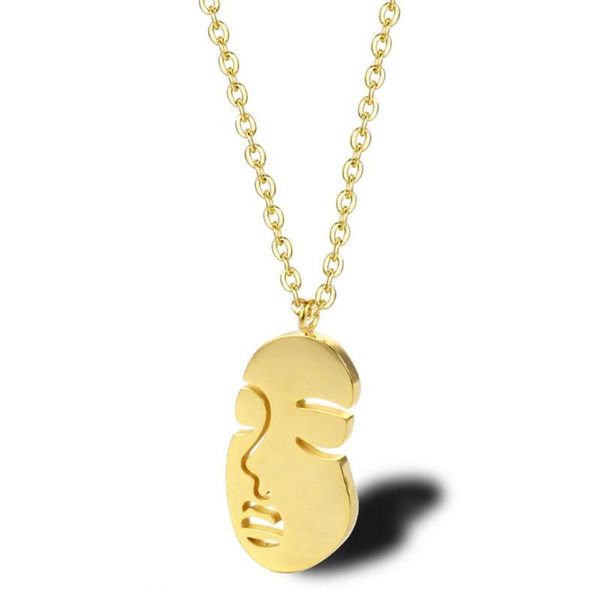 chains stainless steel delicate minimalism women abstract face pendant necklace jewelry gift for him with chain, Silver
chains stainless steel delicate minimalism women abstract face pendant necklace jewelry gift for him with chain, Silver
