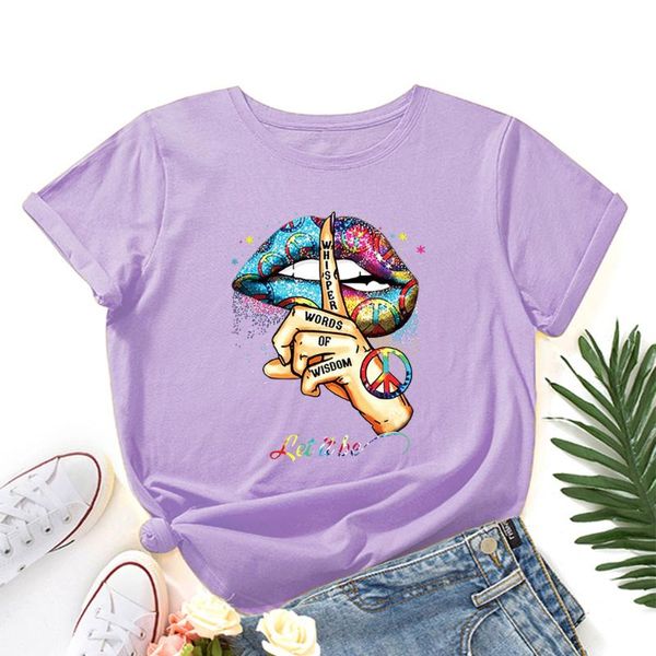 summer women loose lips round collar graphic t shirts 2021 streetwear o-neck leisure fashion for female women's t-shirt, White
summer women loose lips round collar graphic t shirts 2021 streetwear o-neck leisure fashion for female women's t-shirt, White