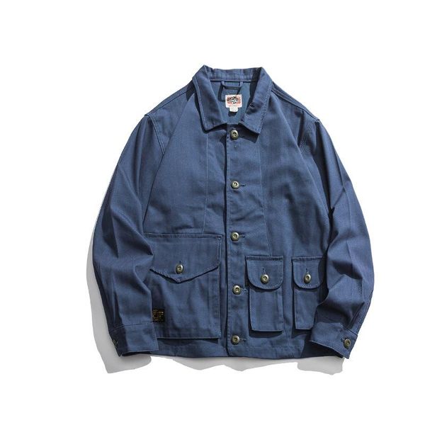 men's jackets k-8004 cargo jacket japan style casual simple vintage streetwear unique design multi-pocket lapel youth army green coat, Black;brown
men's jackets k-8004 cargo jacket japan style casual simple vintage streetwear unique design multi-pocket lapel youth army green coat, Black;brown