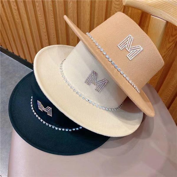 wide brim hats autumn and winter small hat european american style temperament rhinestone fashion felt retro sun, Blue;gray
wide brim hats autumn and winter small hat european american style temperament rhinestone fashion felt retro sun, Blue;gray