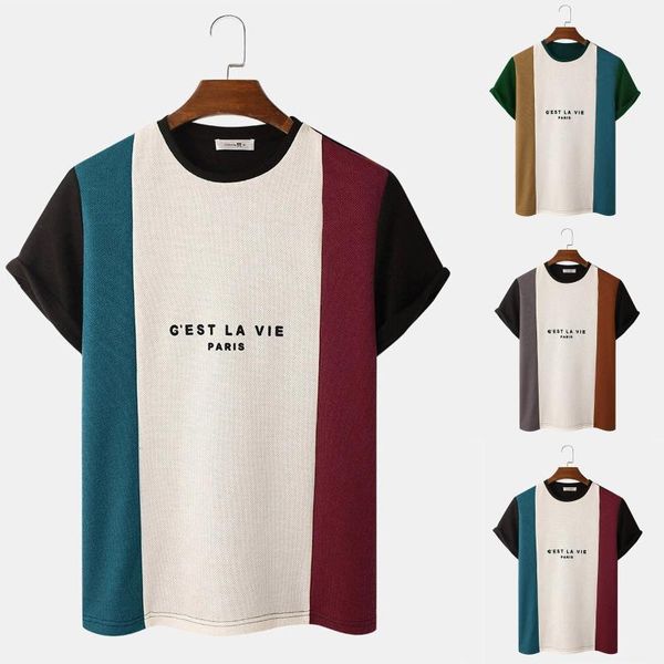 men's t-shirts graphic t shirts casual letter print oversized t-shirt color block loose short sleeve round neck streetwear, White;black
men's t-shirts graphic t shirts casual letter print oversized t-shirt color block loose short sleeve round neck streetwear, White;black