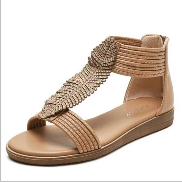 sandals bohemian roman women summer flat women's shoes comfortable soft sole mid-heel large size 36-42 ladies, Black
sandals bohemian roman women summer flat women's shoes comfortable soft sole mid-heel large size 36-42 ladies, Black
