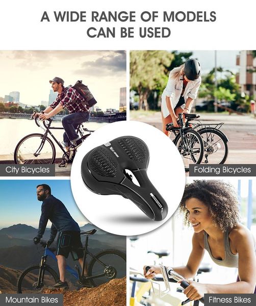 bike saddles 1pcs bicycle seat reflective mountain road riding saddle soft and comfortable equipment accessories
bike saddles 1pcs bicycle seat reflective mountain road riding saddle soft and comfortable equipment accessories