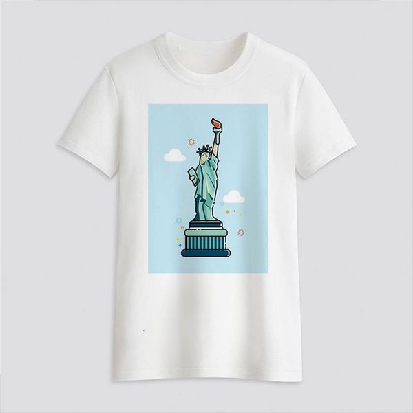 statue of liberty funny vintage women t shirt vogue white o neck femme tumblr streetwear
statue of liberty funny vintage women t shirt vogue white o neck femme tumblr streetwear