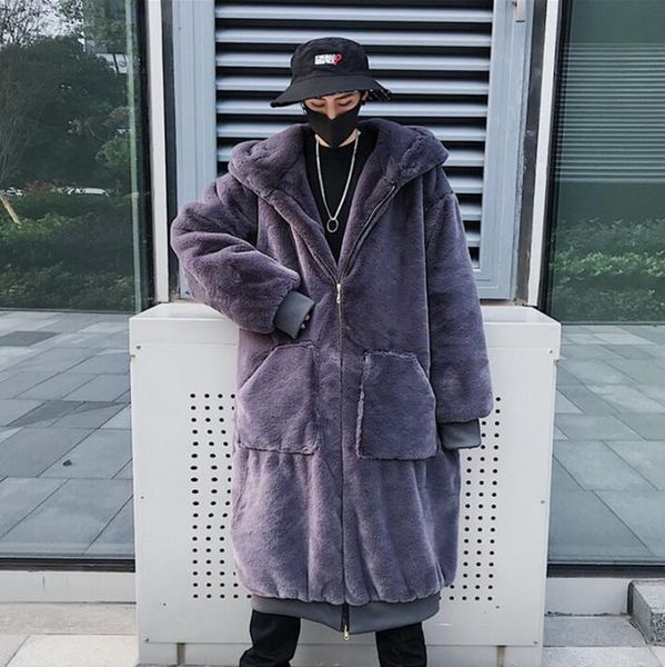 men's fur & faux autumn mink leather jacket mens hooded warm coat men loose jackets winter thicken jaqueta de couro fashion, Black
men's fur & faux autumn mink leather jacket mens hooded warm coat men loose jackets winter thicken jaqueta de couro fashion, Black