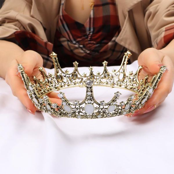 baroque queen crown for women girls vintage princess crowns and tiaras crystal headband hair accessories costume prom/party clips & barrette, Golden;silver
baroque queen crown for women girls vintage princess crowns and tiaras crystal headband hair accessories costume prom/party clips & barrette, Golden;silver