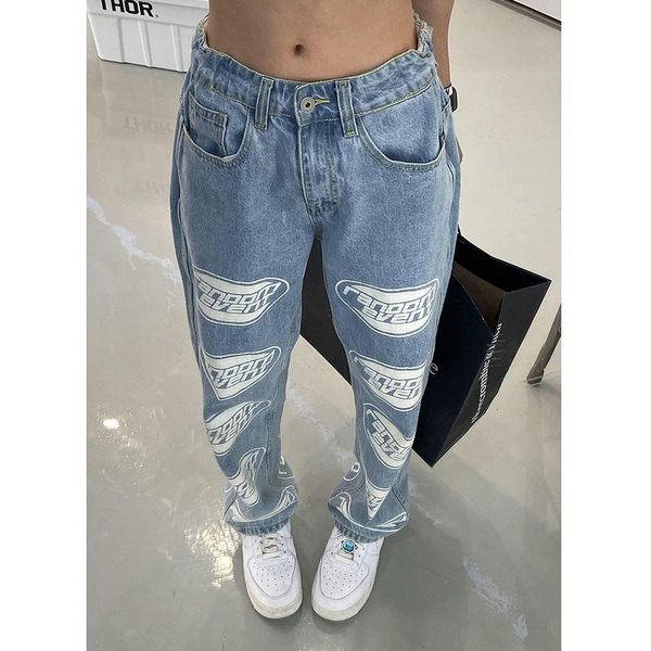 women's jeans pants female large size women high waist mom ripped 2021 stright trousers, Blue
women's jeans pants female large size women high waist mom ripped 2021 stright trousers, Blue