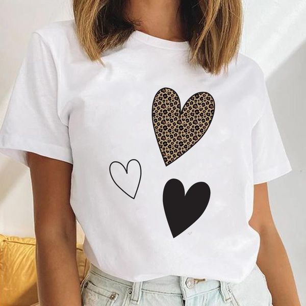 women's t-shirt women leopard love heart 2021 90s watercolor casual female cartoon clothes print ladies tees tshirt graphic, White
women's t-shirt women leopard love heart 2021 90s watercolor casual female cartoon clothes print ladies tees tshirt graphic, White