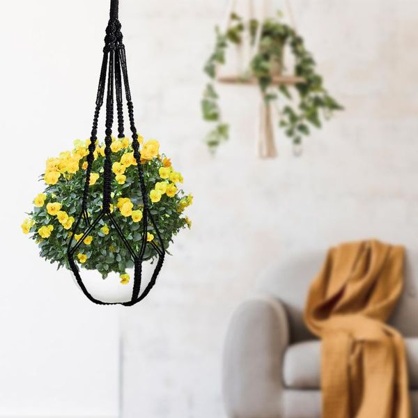 other garden supplies flowerpot plant hanger 100% handmade macrame hanging basket rope flower pot holder courtyard balcony cord wall decorat
other garden supplies flowerpot plant hanger 100% handmade macrame hanging basket rope flower pot holder courtyard balcony cord wall decorat