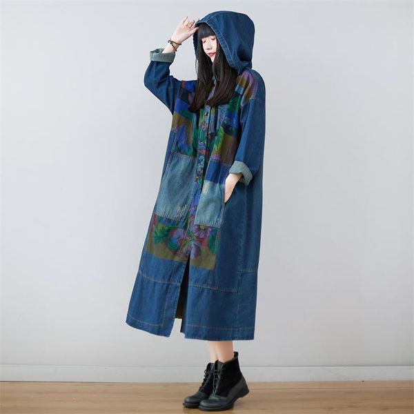 women's trench coats fashion spring autumn women jeans single breasted outwear long windbreaker plus size with pocket denim blu, Tan;black
women's trench coats fashion spring autumn women jeans single breasted outwear long windbreaker plus size with pocket denim blu, Tan;black