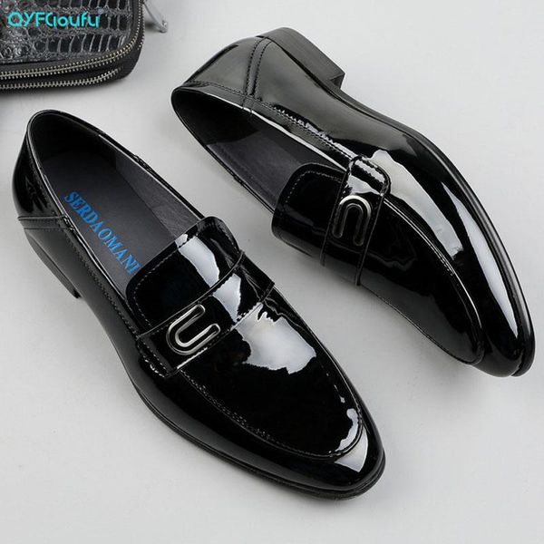 dress shoes qyfcioufu men's luxury mens genuine leather casual oxfords loafers patent for men flats, Black
dress shoes qyfcioufu men's luxury mens genuine leather casual oxfords loafers patent for men flats, Black