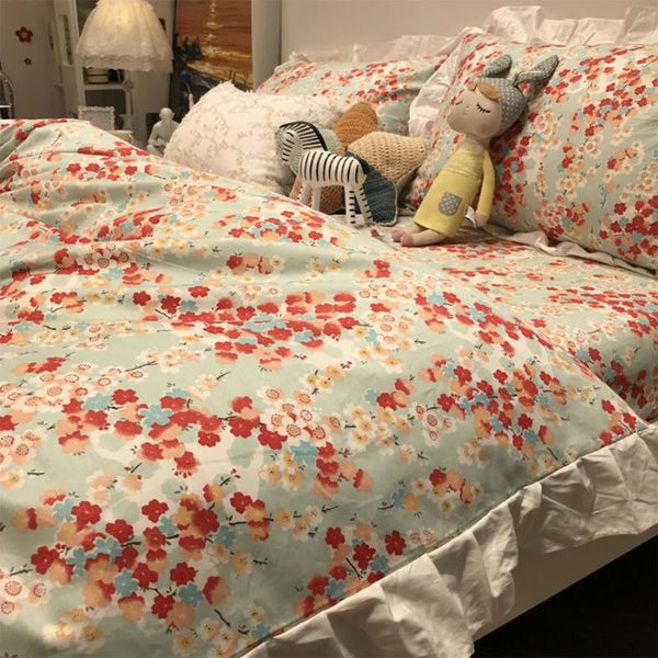 fairyfair romantic pastiral flower bedding set 1.2 1.5 1.8,cotton twin full home textile bed sheet pillow case quilt cover sets
fairyfair romantic pastiral flower bedding set 1.2 1.5 1.8,cotton twin full home textile bed sheet pillow case quilt cover sets
