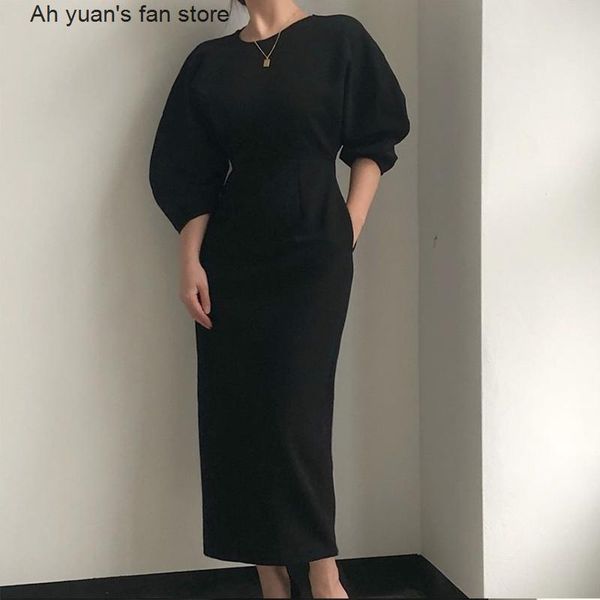 casual dresses ah yuan elegant ladies office dress fashion solid color women slim midi, Black;gray
casual dresses ah yuan elegant ladies office dress fashion solid color women slim midi, Black;gray
