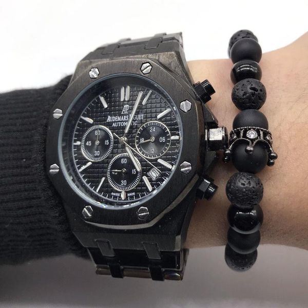 charm bracelets 2021 classic crown bracelet for men fashion black matte & lava bead jewelry gift dropship, Golden;silver
charm bracelets 2021 classic crown bracelet for men fashion black matte & lava bead jewelry gift dropship, Golden;silver