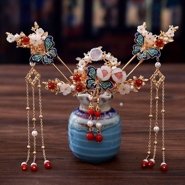 hair clips & barrettes women girls hanfu dress jewelry tassel step shake butterfly flower chinese hairpins combs earring fork headpieces, Golden;silver
hair clips & barrettes women girls hanfu dress jewelry tassel step shake butterfly flower chinese hairpins combs earring fork headpieces, Golden;silver