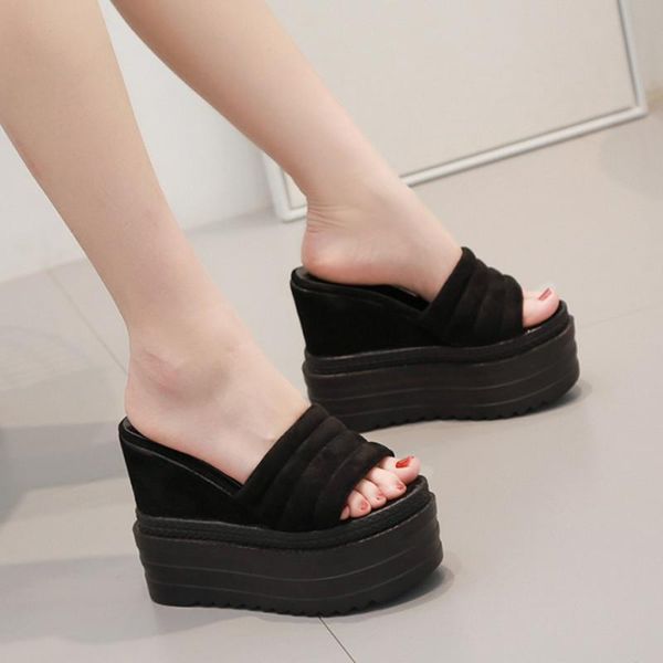 13cm women high heels slippers black 5cm platform wedges shoes fashion gladiator sandals ladies heel
13cm women high heels slippers black 5cm platform wedges shoes fashion gladiator sandals ladies heel
