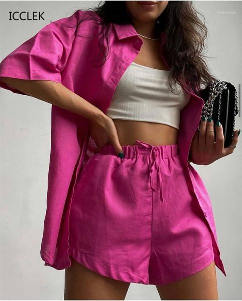 women's tracksuits summer solid loose shorts set women casual button shirt and mini suit two piece sets tracksuit loungewear, Gray
women's tracksuits summer solid loose shorts set women casual button shirt and mini suit two piece sets tracksuit loungewear, Gray