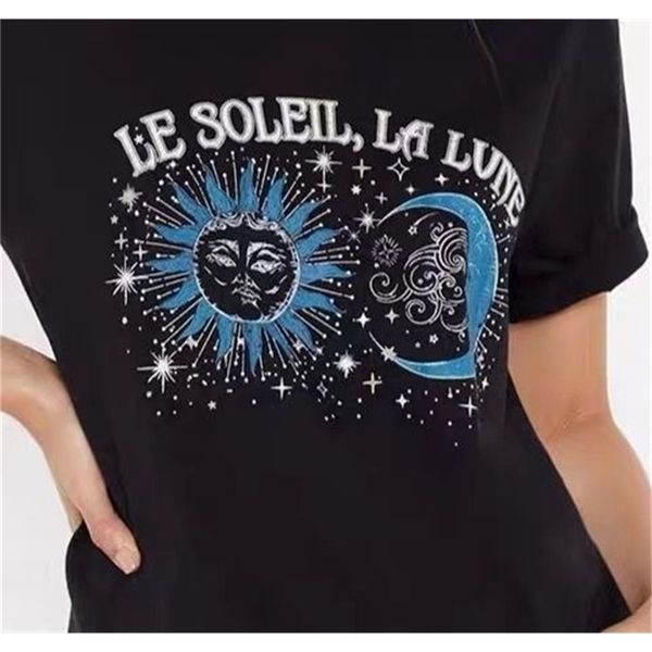 le soleil sun moon star graphic tee cotton casual cool grunge style black t-shirt summer fashion harajuku 210512, White
le soleil sun moon star graphic tee cotton casual cool grunge style black t-shirt summer fashion harajuku 210512, White