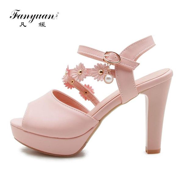dress shoes fanyuan women sandals summer platform woman sandalie elegant pink flower heeled female's footwear peep toe, Black
dress shoes fanyuan women sandals summer platform woman sandalie elegant pink flower heeled female's footwear peep toe, Black