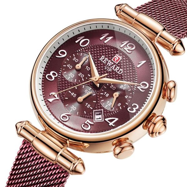 wristwatches reward women watch with mesh ladies casual women's bracelet crystal watches relogio feminino, Slivery;brown
wristwatches reward women watch with mesh ladies casual women's bracelet crystal watches relogio feminino, Slivery;brown