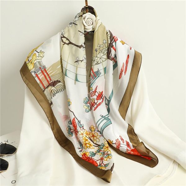 scarves fashion silk shawl square scarf for hair bands 2021 neckerchief female headband on the head wraps foulard hijab ladies bandana, Blue;gray
scarves fashion silk shawl square scarf for hair bands 2021 neckerchief female headband on the head wraps foulard hijab ladies bandana, Blue;gray