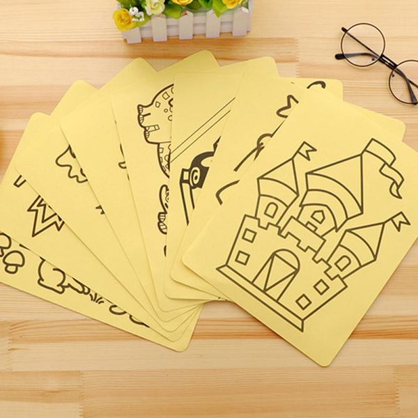 3Pieces/LotHot Selling Childrens Sand Painting Toy Small Free Colored Sand Cartoon Pattern Multiple Styles Random Delivery Educational Toy
3Pieces/LotHot Selling Childrens Sand Painting Toy Small Free Colored Sand Cartoon Pattern Multiple Styles Random Delivery Educational Toy