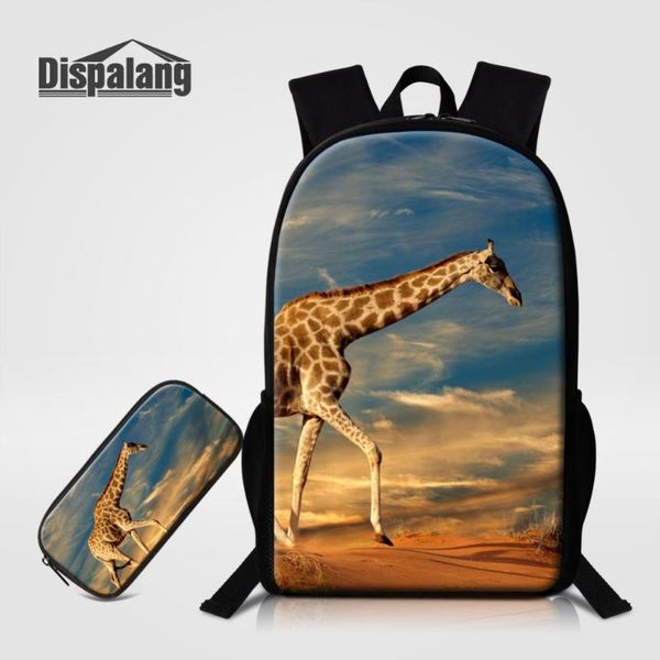 backpack dispalang women men school pencil bag for teenage animal giraffe print children large student case
backpack dispalang women men school pencil bag for teenage animal giraffe print children large student case