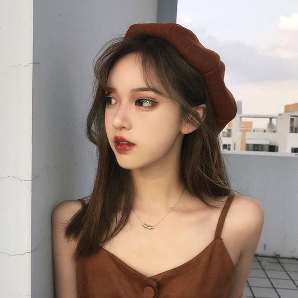 brand caps black beret korean version autumn and winter female street cute painter hat wool casual, Blue;gray 
brand caps black beret korean version autumn and winter female street cute painter hat wool casual, Blue;gray