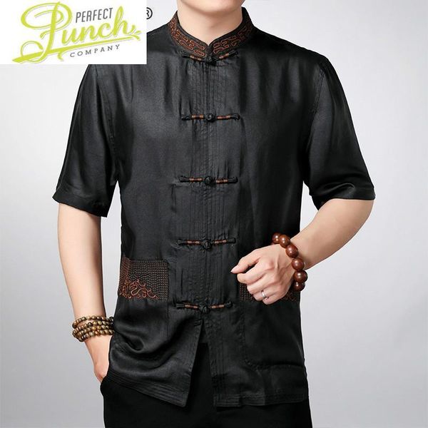 men's casual shirts 100% summer silk shirt men clothes black vintage mulberry chinese style for 3147 kj, White;black
men's casual shirts 100% summer silk shirt men clothes black vintage mulberry chinese style for 3147 kj, White;black
