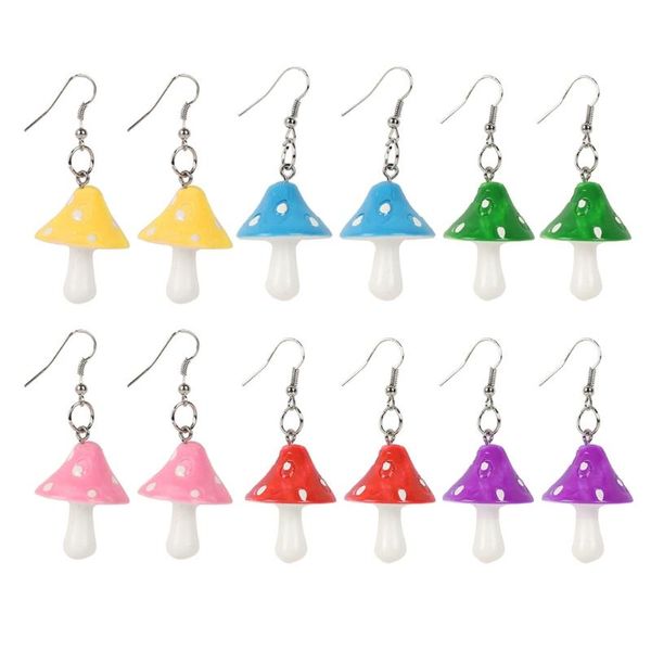 dangle & chandelier 5/6 pairs resin mushroom earrings plastic simulation drop kit, Silver
dangle & chandelier 5/6 pairs resin mushroom earrings plastic simulation drop kit, Silver
