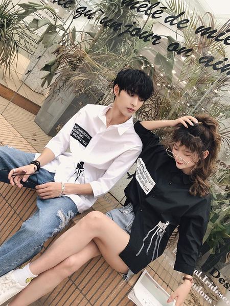women's blouses & shirts different lovers autumn women couple 2021 style three-quarter sleeve korean fashion-, White
women's blouses & shirts different lovers autumn women couple 2021 style three-quarter sleeve korean fashion-, White