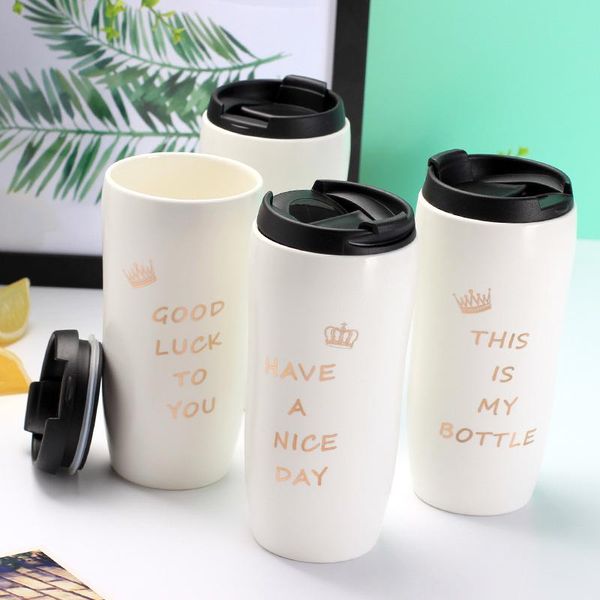four design english words fashion portable car ceramic coffee tumblers mug with cover creative wine glasses
four design english words fashion portable car ceramic coffee tumblers mug with cover creative wine glasses