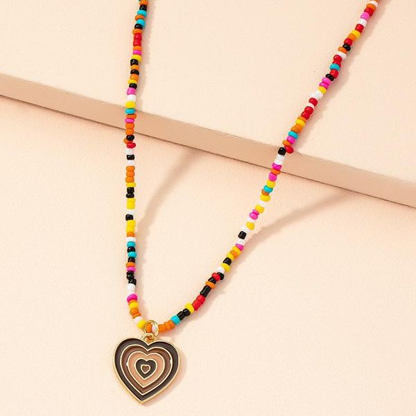 chains vintage fashion love heart pendant soft ceramic beaded acrylic necklace for women girls personality clavicle chain jewelry gifts, Silver
chains vintage fashion love heart pendant soft ceramic beaded acrylic necklace for women girls personality clavicle chain jewelry gifts, Silver