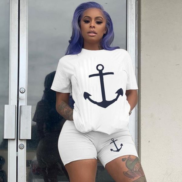 2 piece set tracksuit boat womens tracksuits anchor print two and shorts femme clothes elastic waist lounge wear, Gray
2 piece set tracksuit boat womens tracksuits anchor print two and shorts femme clothes elastic waist lounge wear, Gray