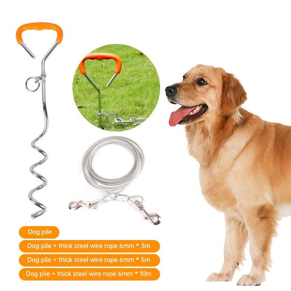 dog collars & leashes heavy duty pet leash spiral tie metal screw stake corkscrew safe for outdoor camping garden ground cable lead wire dro
dog collars & leashes heavy duty pet leash spiral tie metal screw stake corkscrew safe for outdoor camping garden ground cable lead wire dro