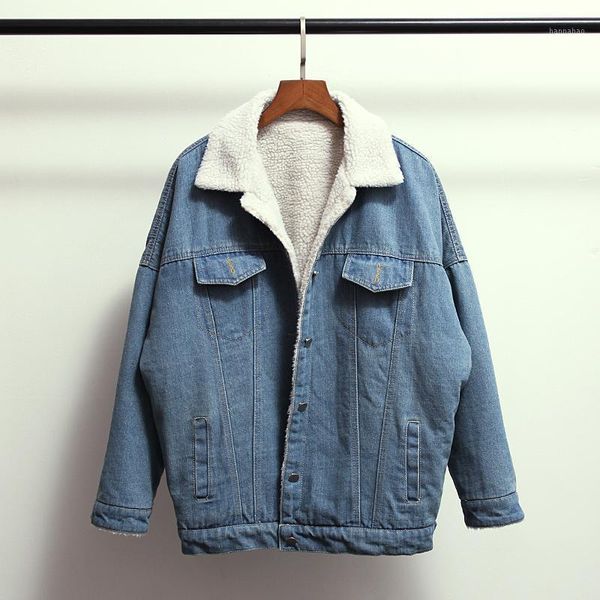 women's down & parkas cowboy cashmere thick fleece women denim jacket jeans harajuku bf style korean short warm lambswool female parka, Black
women's down & parkas cowboy cashmere thick fleece women denim jacket jeans harajuku bf style korean short warm lambswool female parka, Black