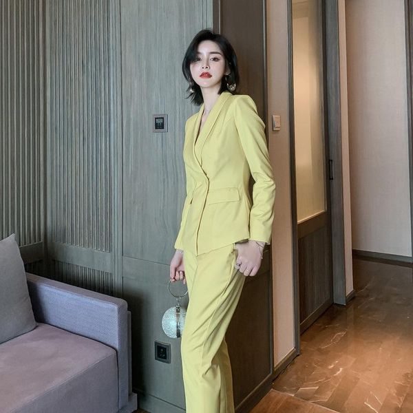 women's suits & blazers arrival women professional temperament double breasted fashion solid suit and fresh pant comfortable outdoor, White;black
women's suits & blazers arrival women professional temperament double breasted fashion solid suit and fresh pant comfortable outdoor, White;black