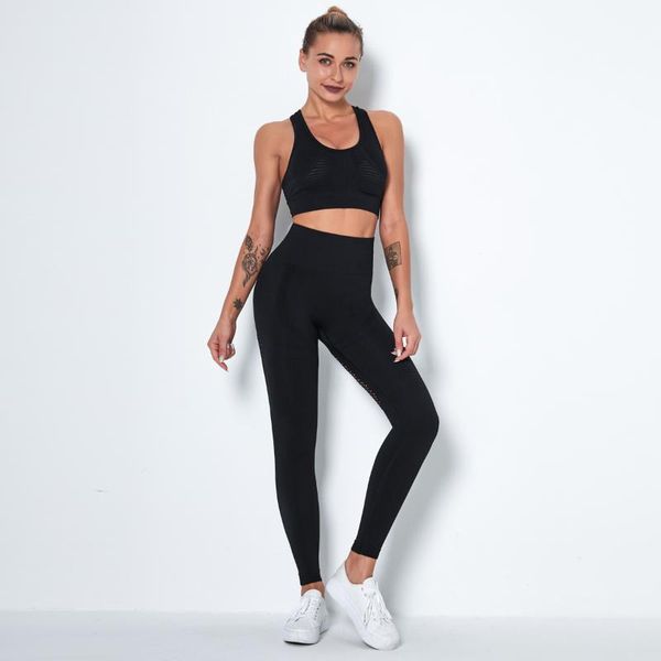 yoga outfit fashion two-piece sport set sports running sets seamless knitted fitness clothing beauty back wear for women gym
yoga outfit fashion two-piece sport set sports running sets seamless knitted fitness clothing beauty back wear for women gym