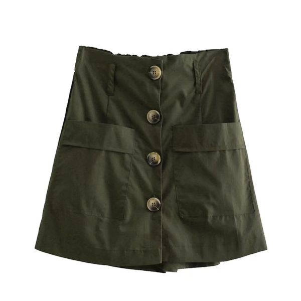 fashion women single breasted patch pocket shorts skirts summer style ladies casual elastic waistline loose p329 210430, White;black
fashion women single breasted patch pocket shorts skirts summer style ladies casual elastic waistline loose p329 210430, White;black