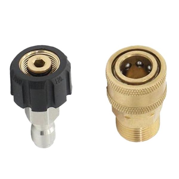 watering equipments 2pcs pressure washer quick release m22/14 to 1/4 plug brass connector garden accessories
watering equipments 2pcs pressure washer quick release m22/14 to 1/4 plug brass connector garden accessories