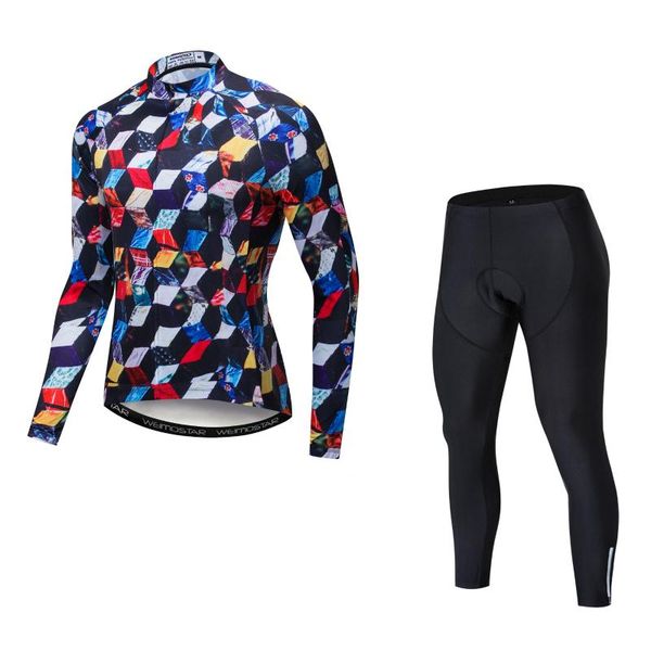 racing sets 2021 autumn winter men long sleeve cycling jersey clothing mtb road bike quick dry riding team bicycle, Black;blue
racing sets 2021 autumn winter men long sleeve cycling jersey clothing mtb road bike quick dry riding team bicycle, Black;blue