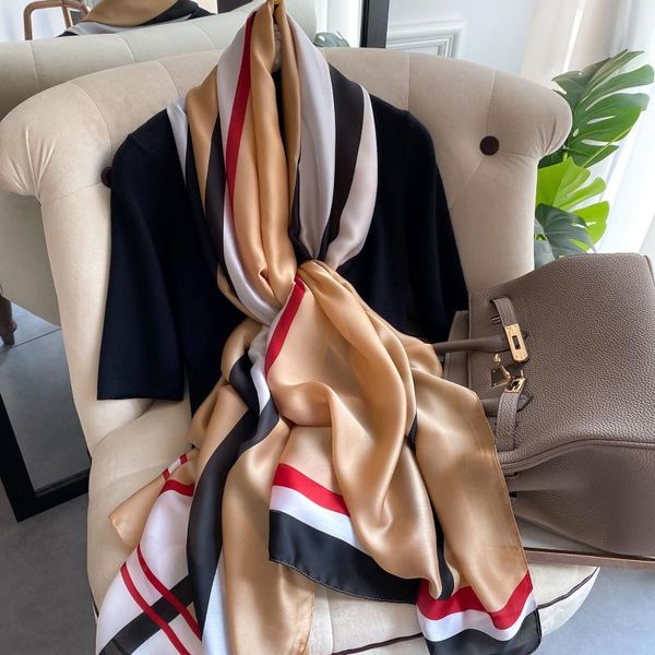 scarves luxury design 2021 letter print silk scarf for women spring summer beach shawls and wrap female foulard hijab pashminas, Blue;gray
scarves luxury design 2021 letter print silk scarf for women spring summer beach shawls and wrap female foulard hijab pashminas, Blue;gray