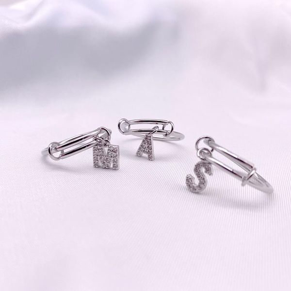 wedding rings alphabet a-z initial letter name capital crystal zircon stainelss steel ring jewelry fashion love gift, Slivery;golden
wedding rings alphabet a-z initial letter name capital crystal zircon stainelss steel ring jewelry fashion love gift, Slivery;golden
