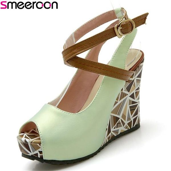 smeeroon 2021 summer arrival shoes woman peep toe wedges platform sandals women buckle high heels wedding, Black
smeeroon 2021 summer arrival shoes woman peep toe wedges platform sandals women buckle high heels wedding, Black