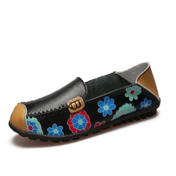 2021 casual mother shoes soft surface comfortable durable printing ladies flat leather shoe women peas single big size eu35-44, Black
2021 casual mother shoes soft surface comfortable durable printing ladies flat leather shoe women peas single big size eu35-44, Black