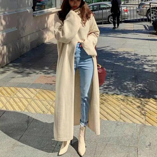 women's sweaters women fashion high neck long sweater autumn winter sleeve turtleneck split pullover loose casual knitted, White;black
women's sweaters women fashion high neck long sweater autumn winter sleeve turtleneck split pullover loose casual knitted, White;black